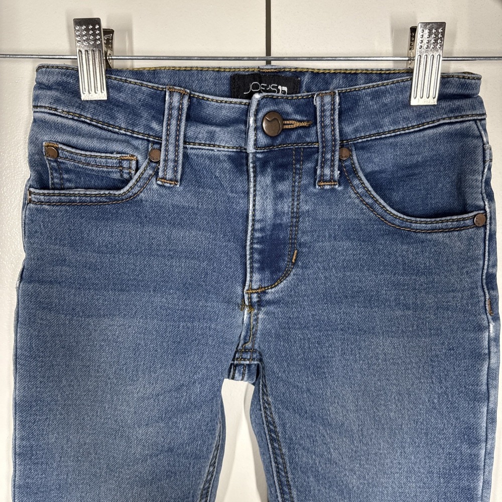 Joe's Jeans The Brixton Straight & Narrow Boy's Sz 7 Blue Light Wash Adjustable - Picture 8 of 15
